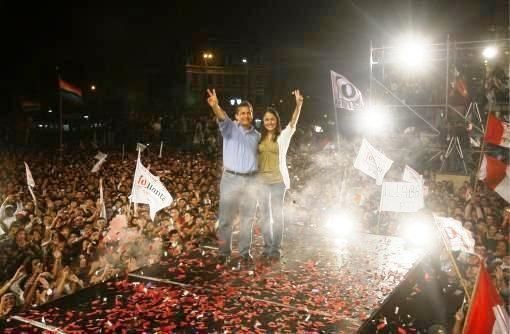 Der Sozialdemokrat Ollanta Humala wird neuer peruanischer Staatspräsident. 2016 wird er von Pedro Pablo Kuczynski abgelöst. (Foto: Keystone)