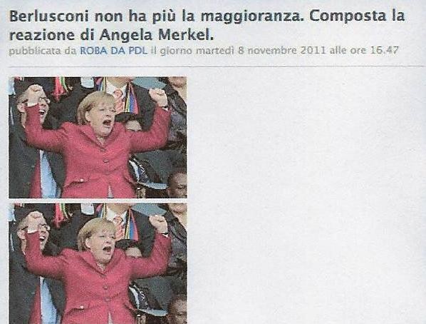 Berlusconi hat die Mehrheit verloren. Erste Reaktion von Angela Merkel