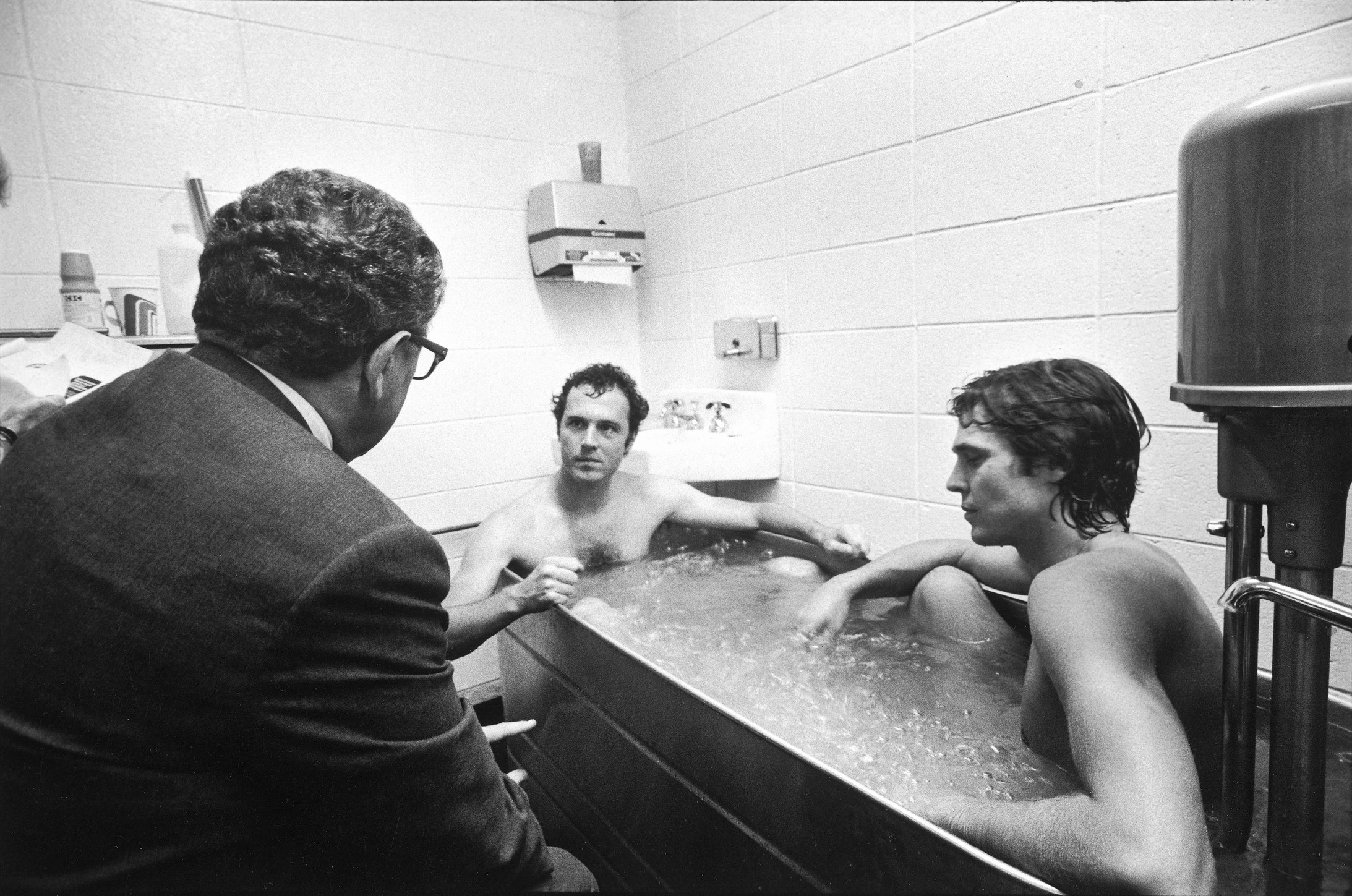 Henry Kissinger, Franz Beckenbauer, Kurt Kuykendall, New Jersey, 1976
Lisl Steiner, © Österreichische Nationalbibliothek Bildarchiv / Edition Lammerhuber