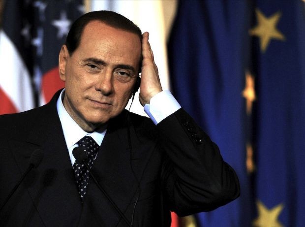 Silvio Berlusconi - mit Haaren