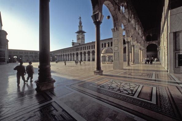 Die Grosse Umayyaden-Moschee in Damaskus (Bild: UNESCO)