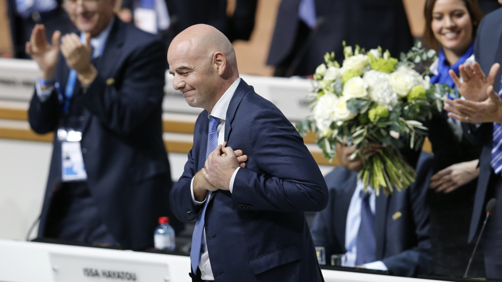 Der Schweizer Gianni Infantino ist neuer Präsident der Fifa. (Foto: Keystone/AP, Michael Probst)
