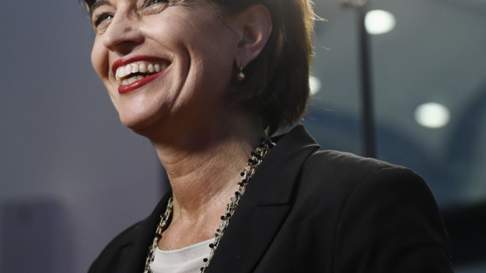 Doris Leuthard, die grosse Siegerin des Abstimmungssonntags. (Foto: Keystone/Peter Klaunzer)