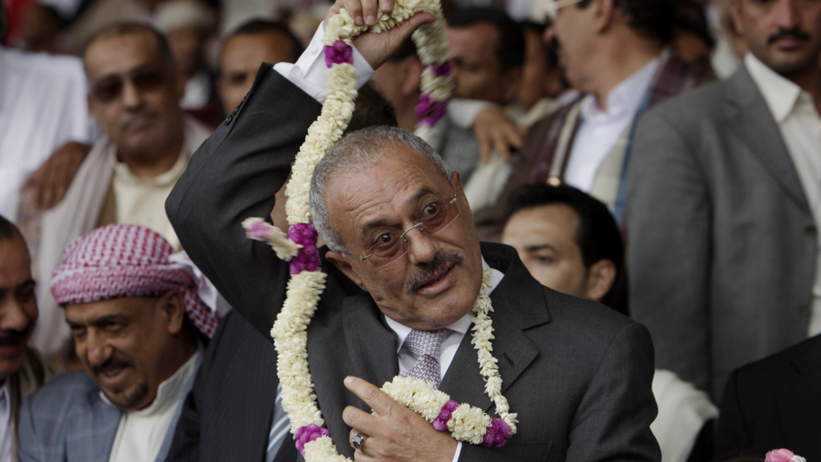 Ein Archivbild von Ali Abdullah Saleh (Foto: Keystone/AP/Muhammed Muheisen)