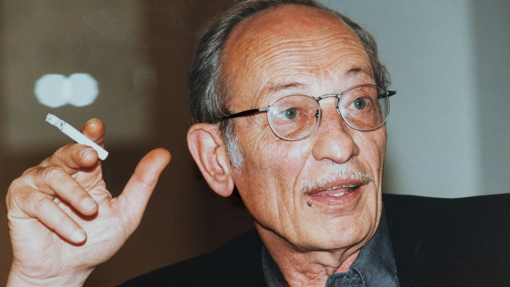 Luigi Snozzi (1932–2020), Archivaufnahme von 1996 (KEYSTONE/Str)