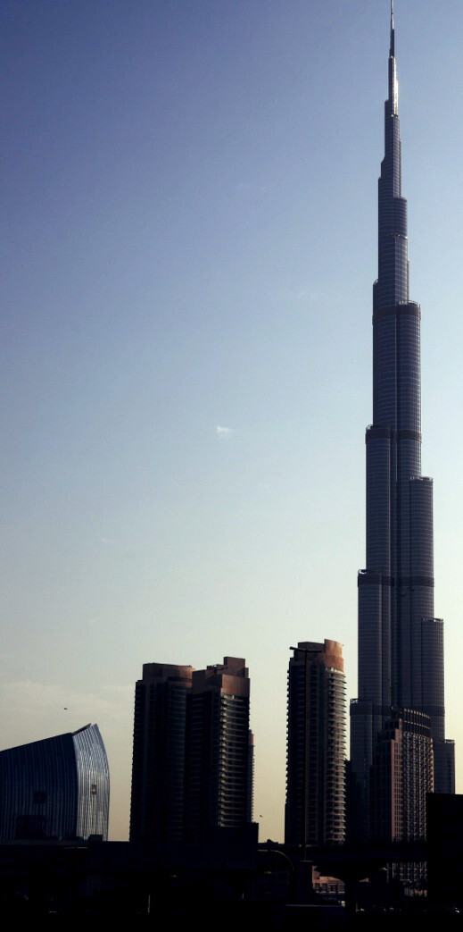 Der Burj Khalifa: mit 828 Metern das höchste Gebäude der Welt
