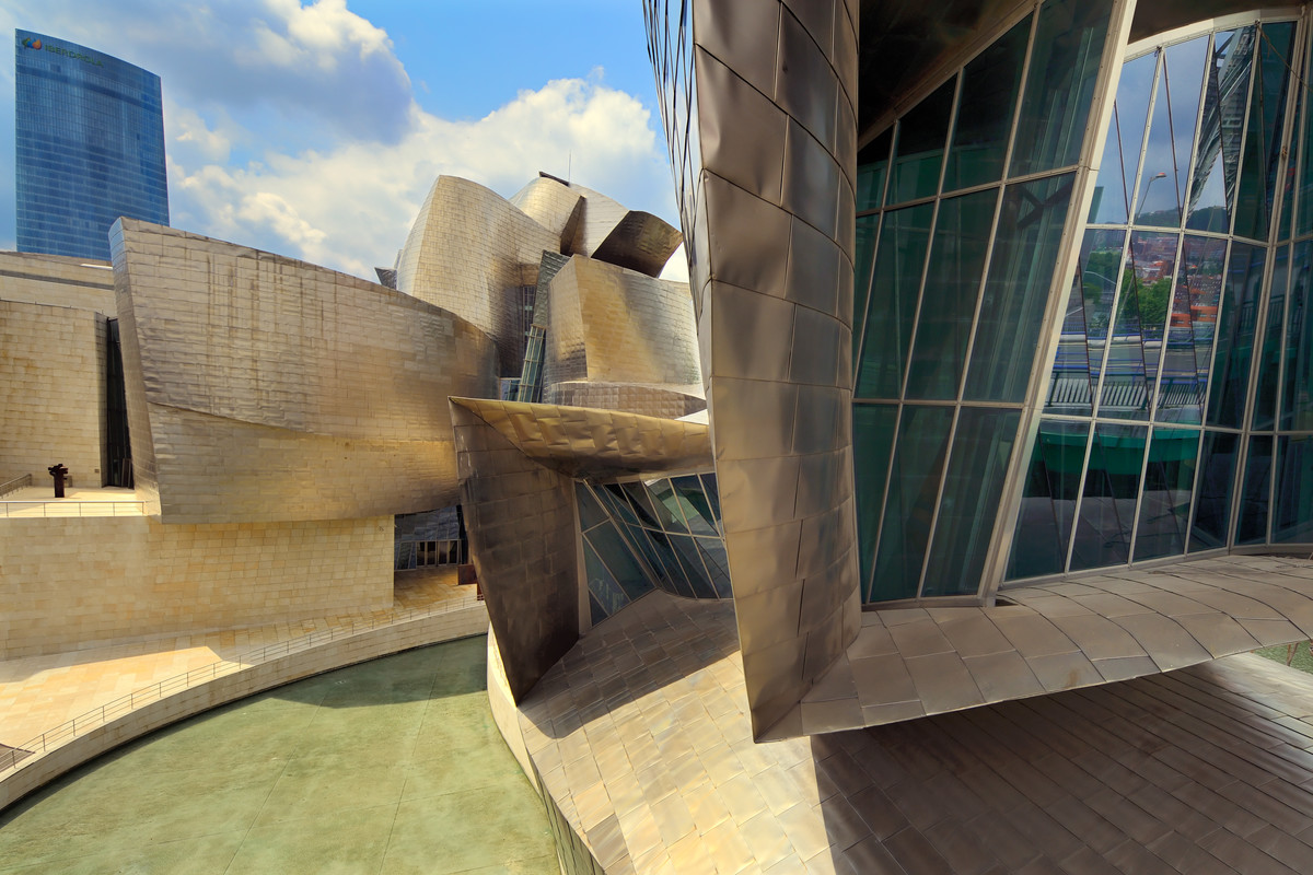 Frank Gehry: Guggenheim Museum, Bilbao, Foto Marcel Chassot 1997