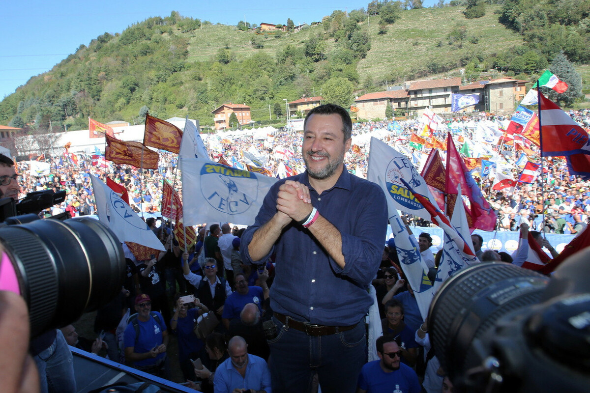 Salvini in Pontida
