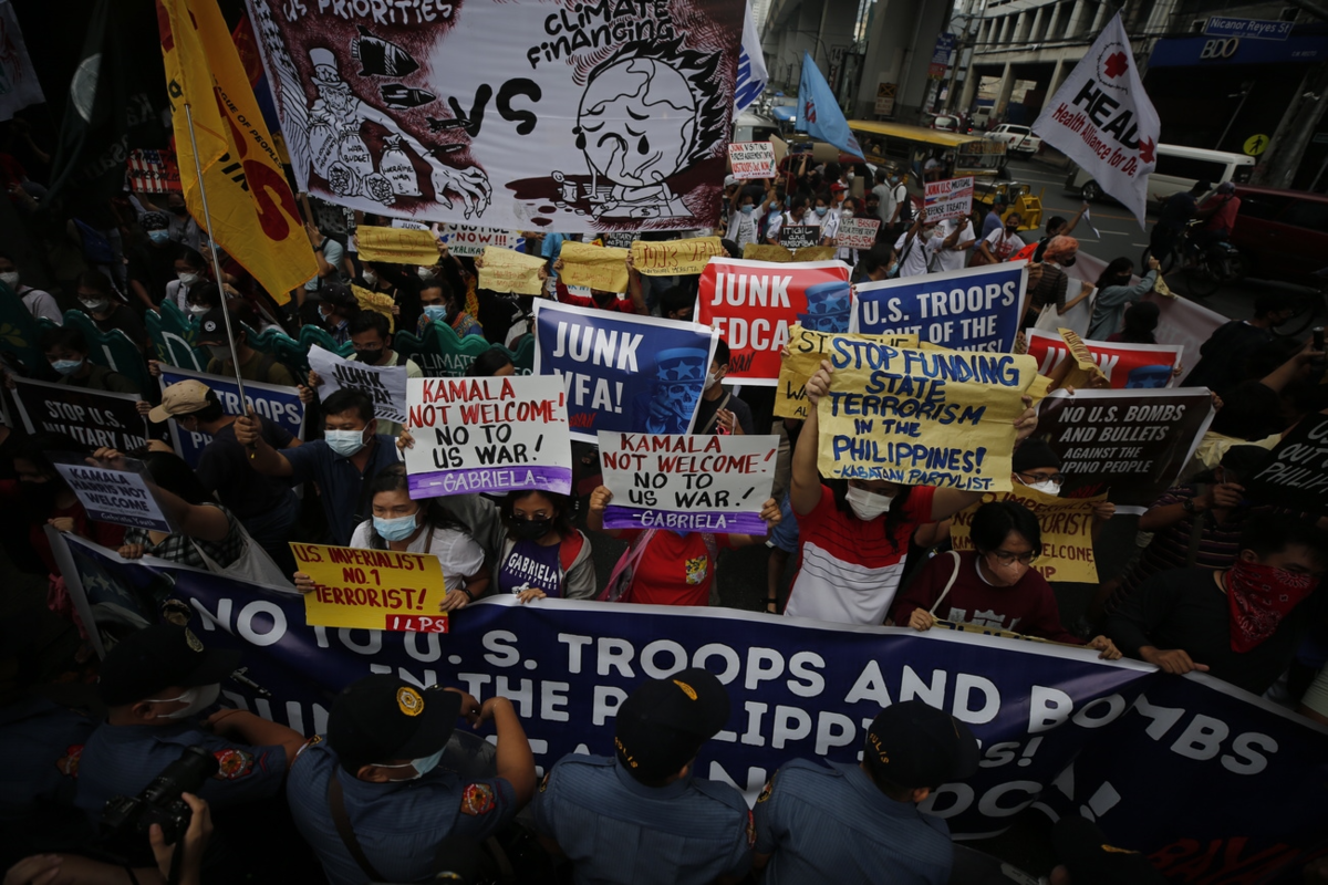 Philippinen Anti-US-Protest