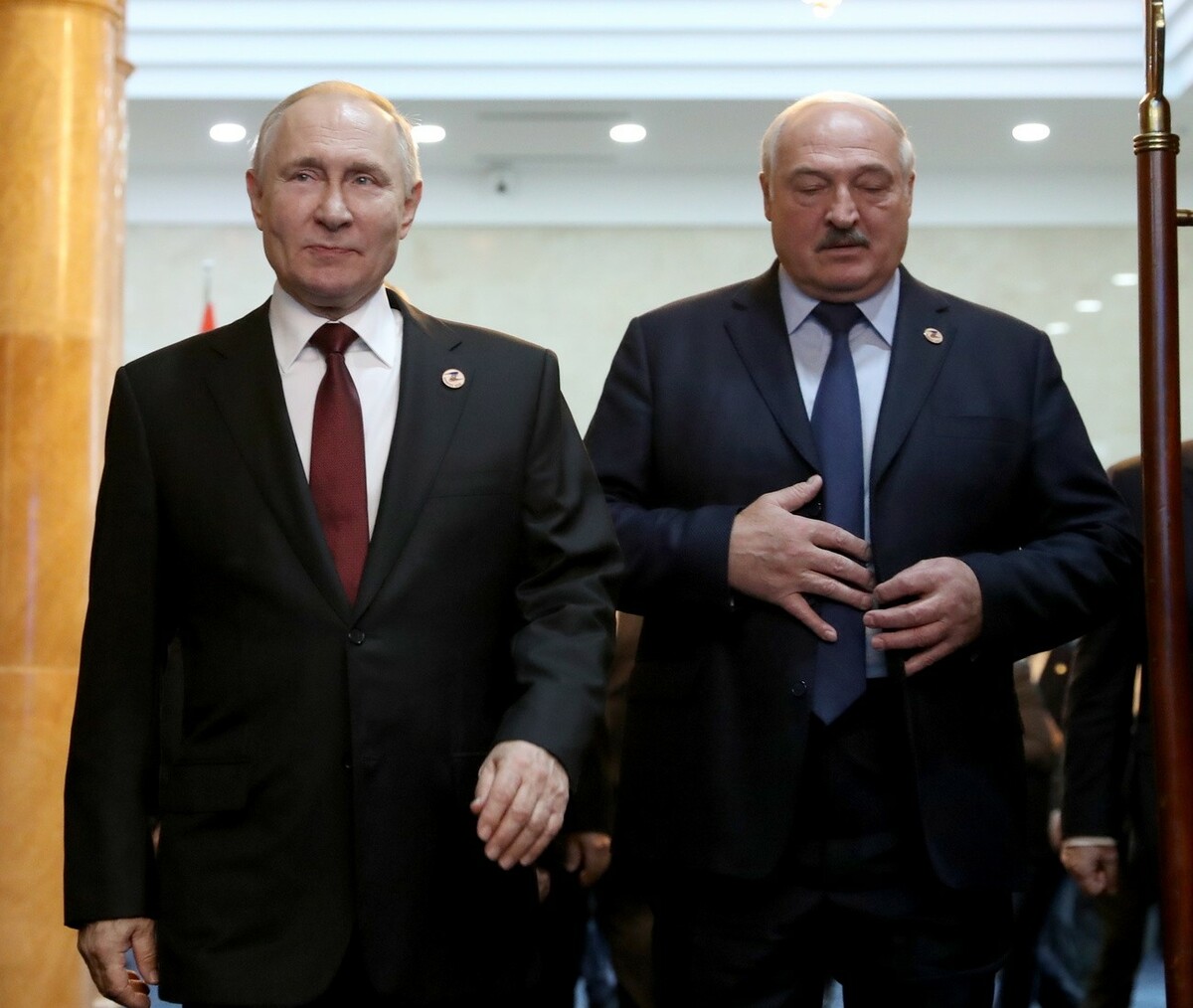 Putin und Lukaschenko 
