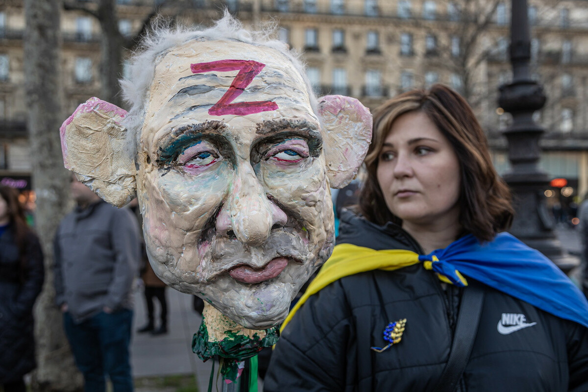 Paris, Anti-Putin-Demonstration