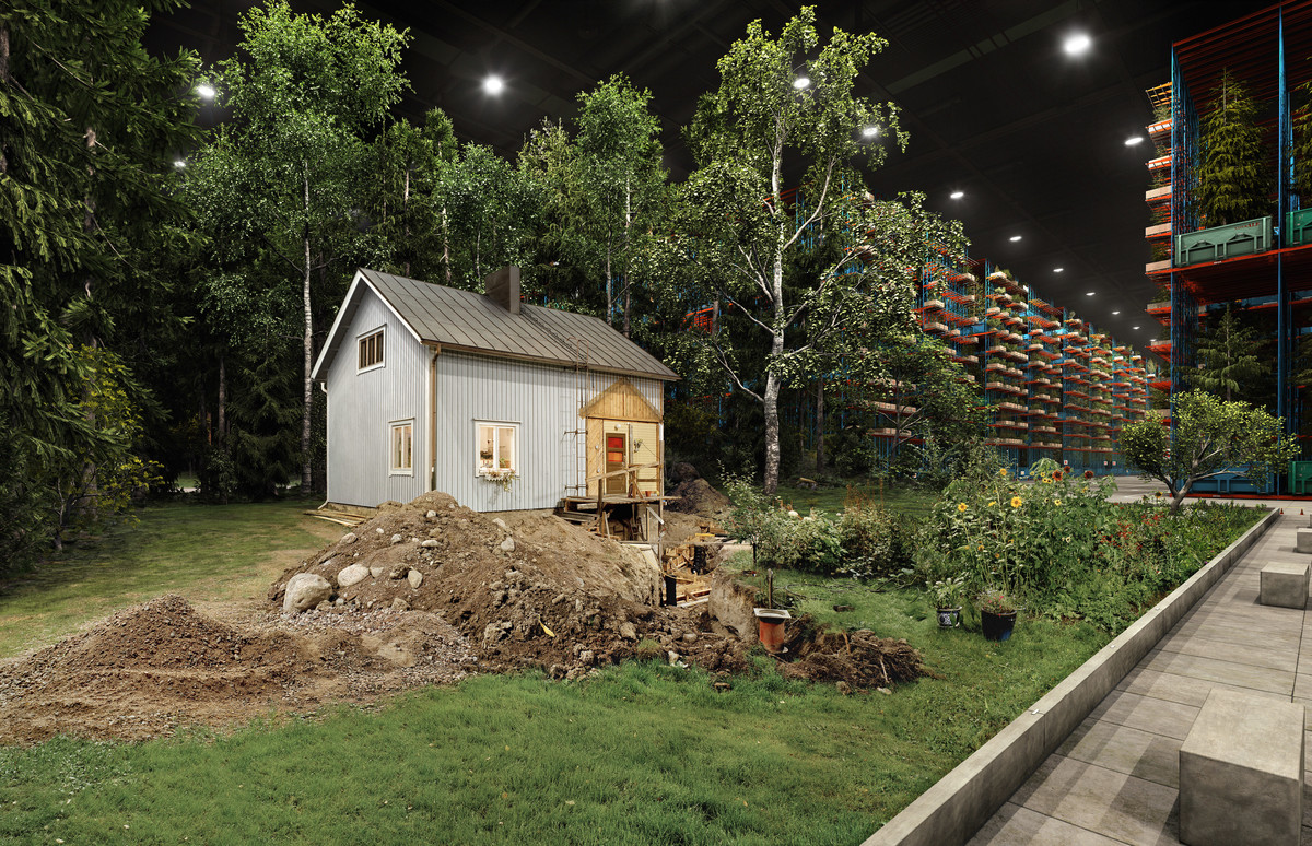 Ilkka Halso: House with Garden – Unique Opportunity, 2011; Archivalischer Pigmentdruck von Artproof, Diasec®-Montage auf TruLife-Acryl, hinterlegt mit Aluminiumverbund, Edition: 6 + 2 AP, 125.0 x 190.0 cm; Courtesy the artist