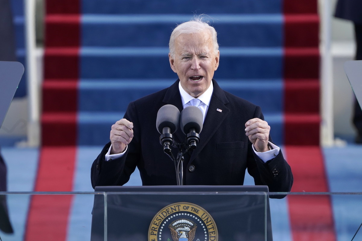 Joe Biden: «Es gibt viel zu reparieren.» (Foto: Keystone/EPA/Patrick Semansky/Pool)