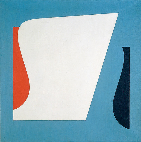 Camille Graeser: Komposition W, 1939, Öl auf Leinwand, 65 x 65 cm, © Camille Graeser Stiftung, Zürich