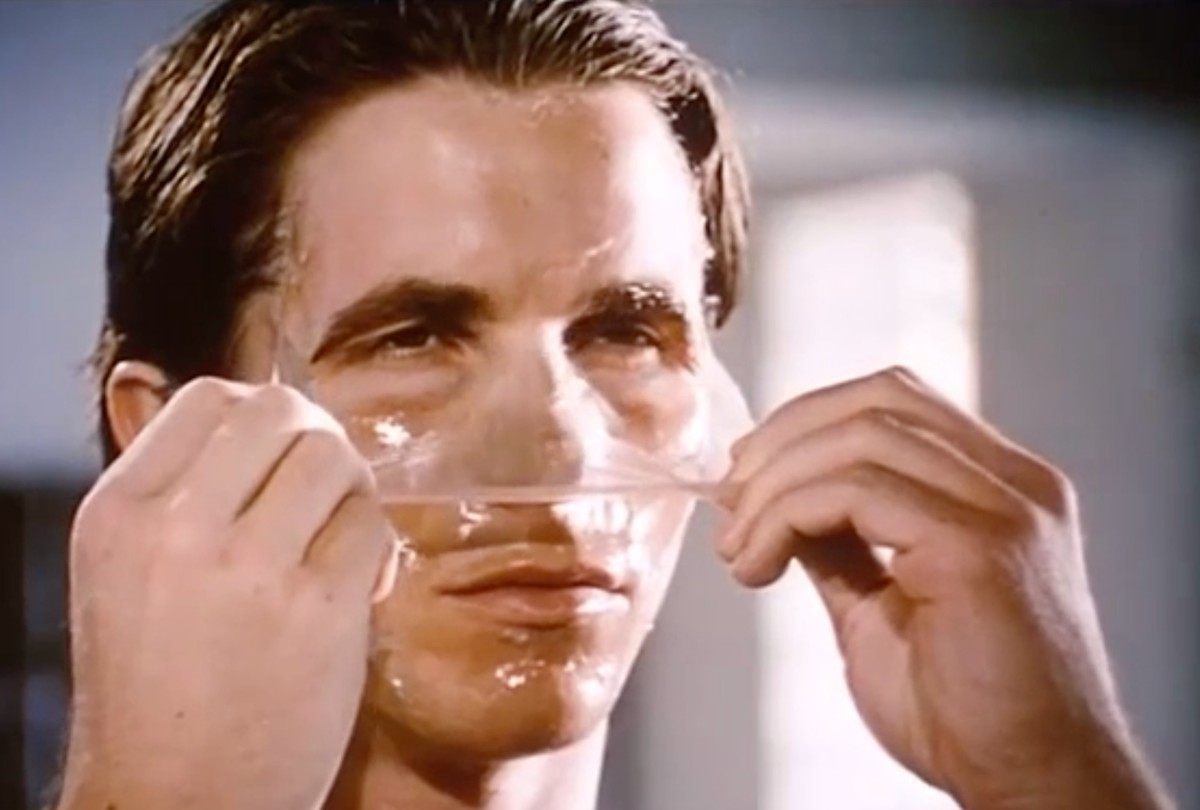 Christian Bale als Patrick Bateman in «American Psycho», (USA, 2000) von Mary Harron (Foto: Still aus Trailer)
