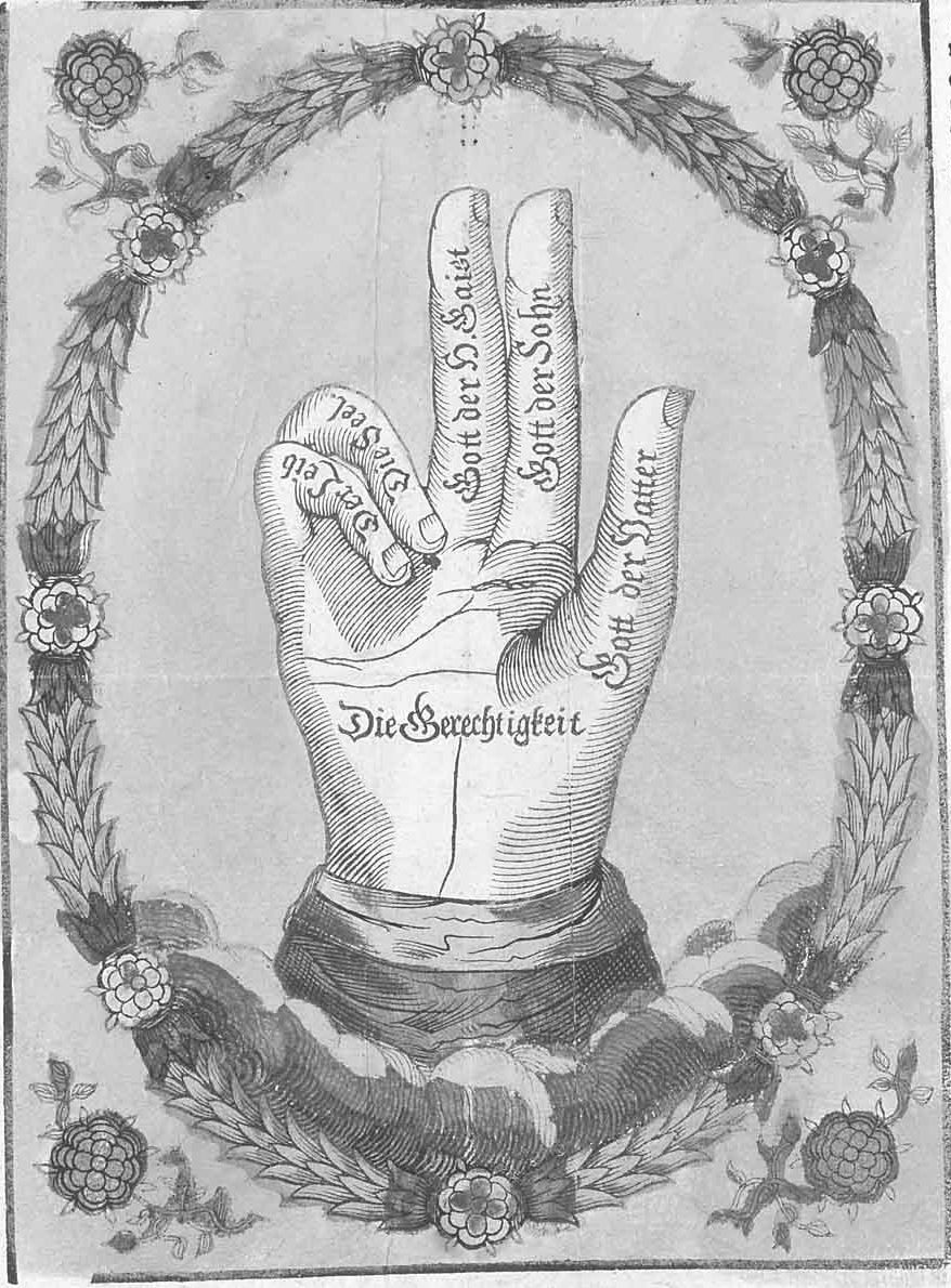 Illustration eines Flugblatts von 1798: „Ein schöne ausslegung dess Eyd-Schwurs“. © Wikimedia