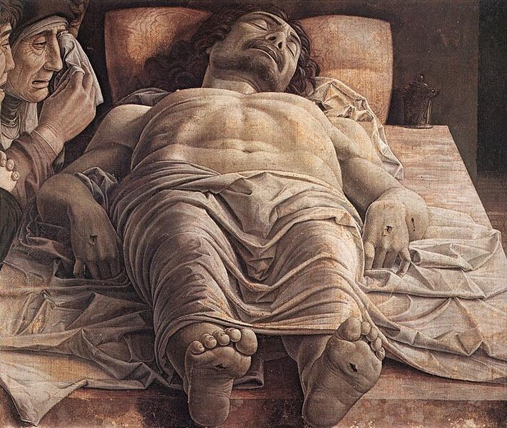 Andrea Mantegna (1431-1506): Beweinung Christi (um 1478), Pinacoteca di Brera, Mailand