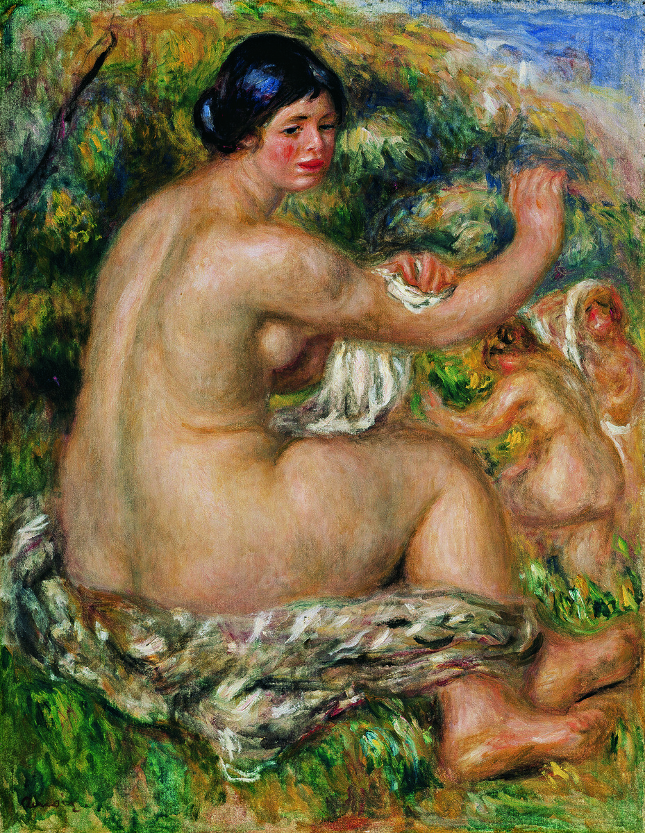 Pierre-Auguste Renoir (1841–1919): Femme s’essuyant, um 1912/1914, Kunst Museum Winterthur
Bühler interessierte sich stets auch für die «Vorläufer» der von ihm geschätzten Künstler. Eine solche Beziehung sah er zwischen dem späten Renoir und Bonnard. Bühler besass zwölf nach 1900 entstandene Bilder Renoirs.