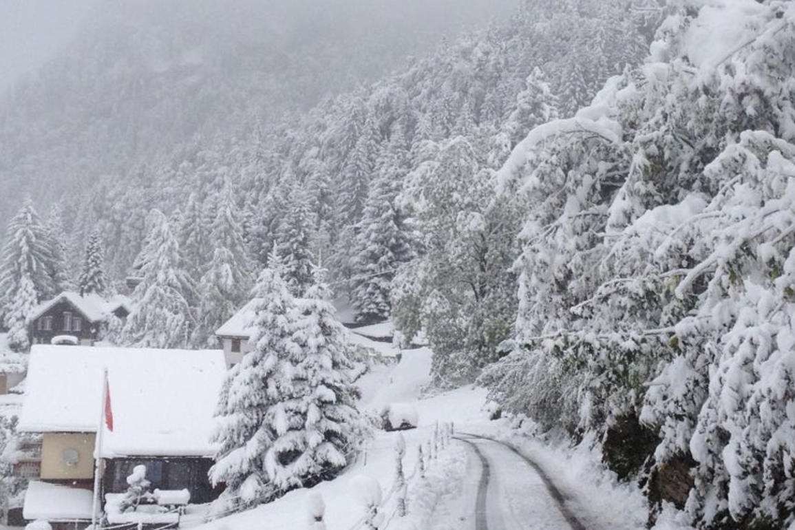Schnee in der Schweiz
