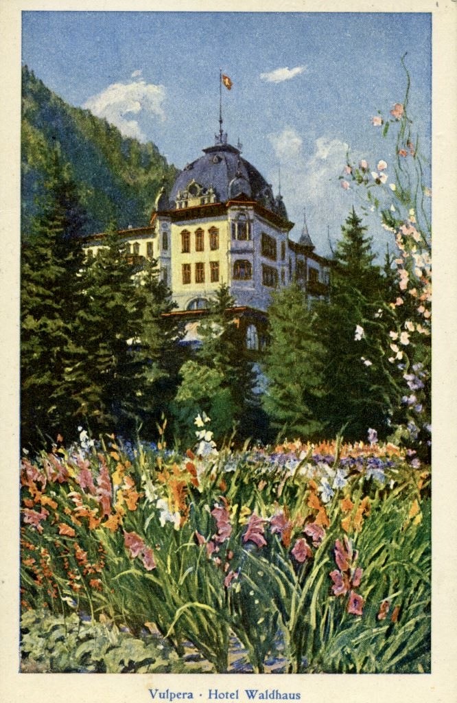 Postkarte aus den 1930er Jahren der Kunstanstalt Bruegger aus Meiringen

