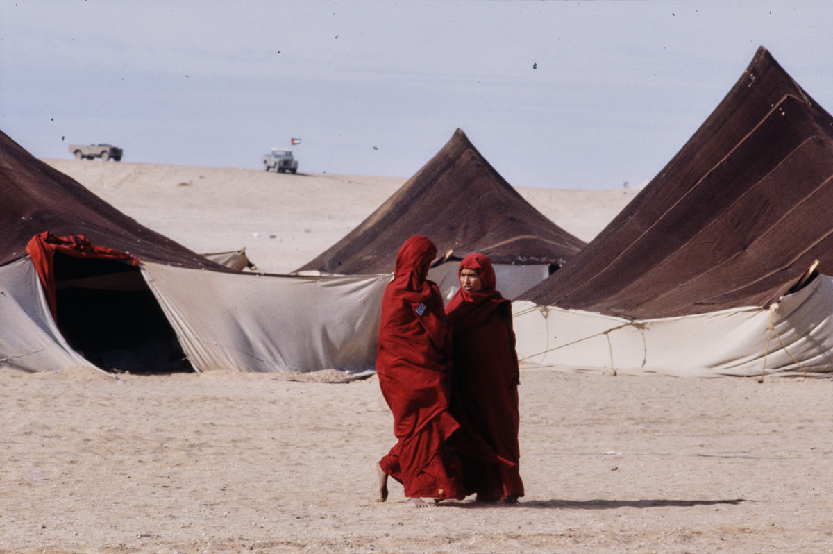 Sahraoui-Lager bei Tindouf, 1979 (Foto: Armin Wertz)