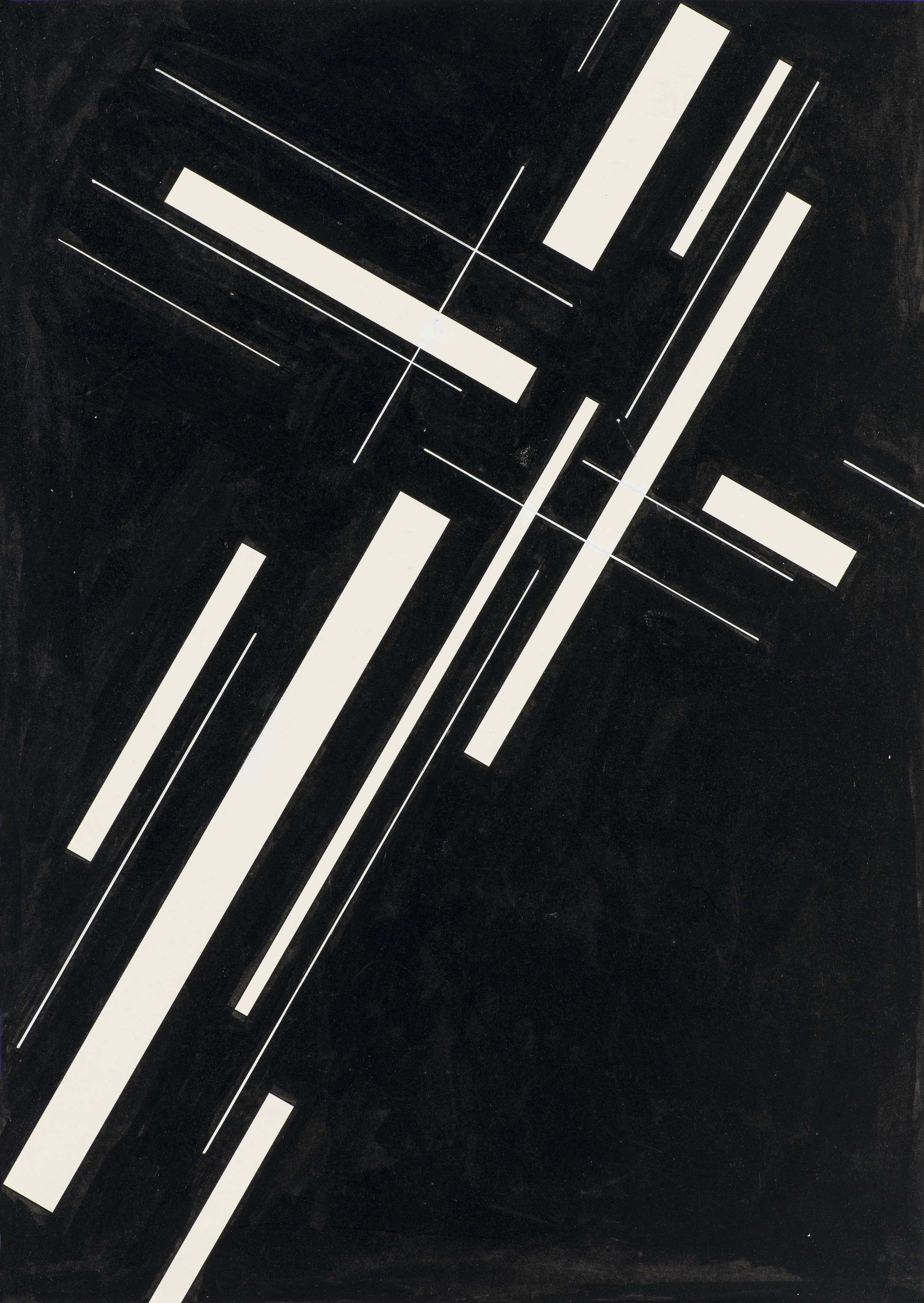 Josef Müller-Brockmann, Entwurf Musikplakat, 1955, Museum für Gestaltung Zürich, Grafiksammlung