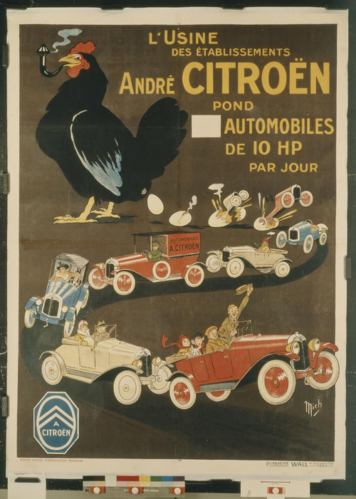 1920: Citroën legt Autos wie ein Huhn Eier legt - nur mehr. Foto © Citroën