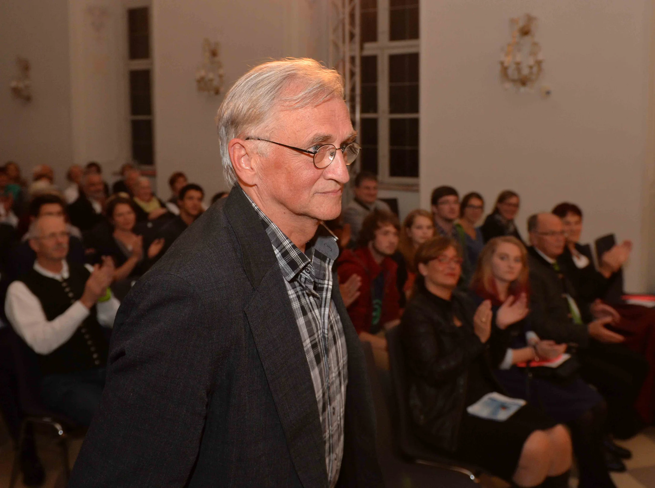 Filmemacher Benedikt Kuby am Bergfilmfestival Tegernsee. Foto: Thomas Plettenberg
