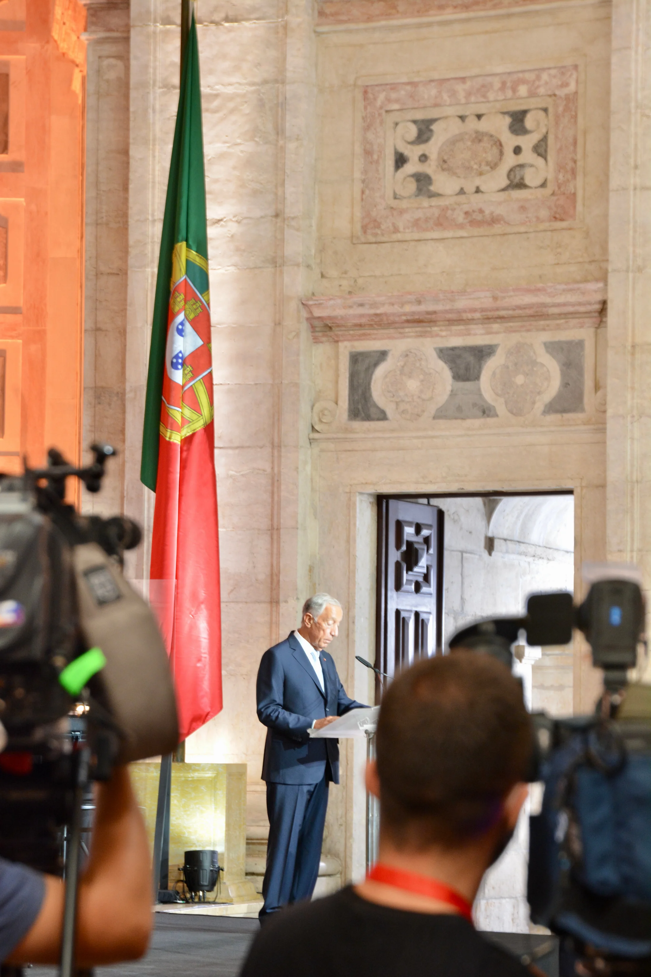 Staatspräsident Marcelo Rebelo de Sousa