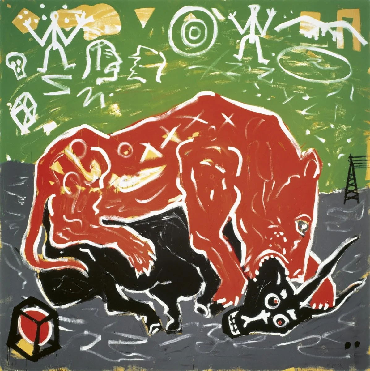 A. R. Penck: How it works, 1989 (copyright Pro Litteris Zürich