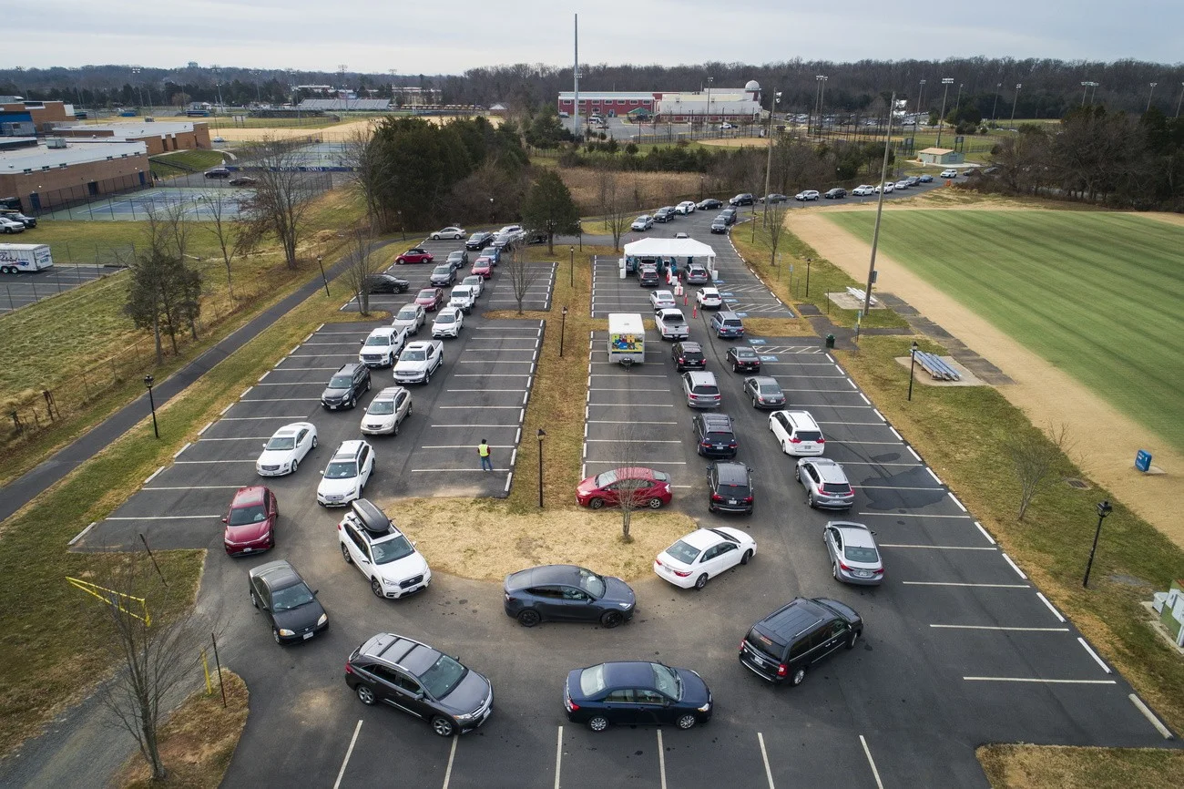 Drive-in Testen in Virginia