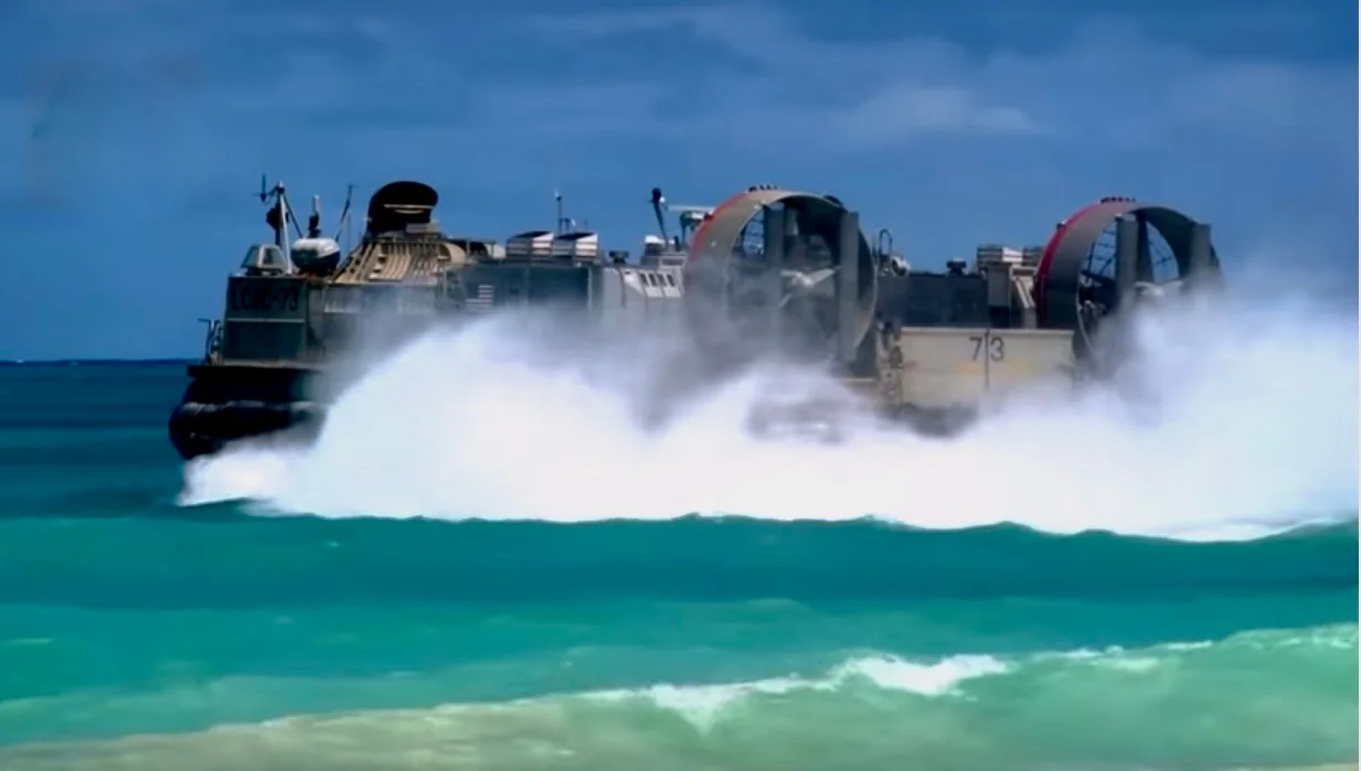 US Navy LCAC Hovercraft