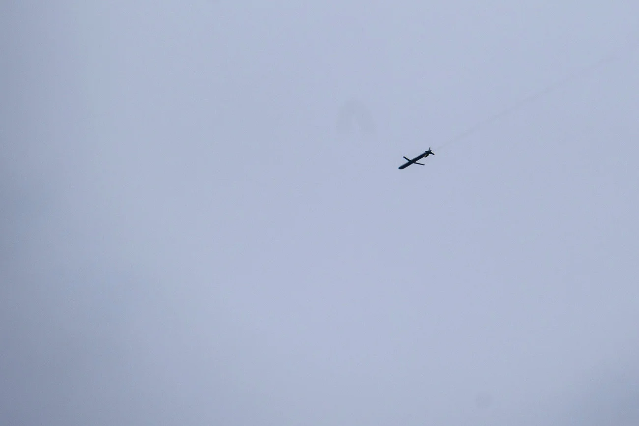 Cruise Missile über Lwiw