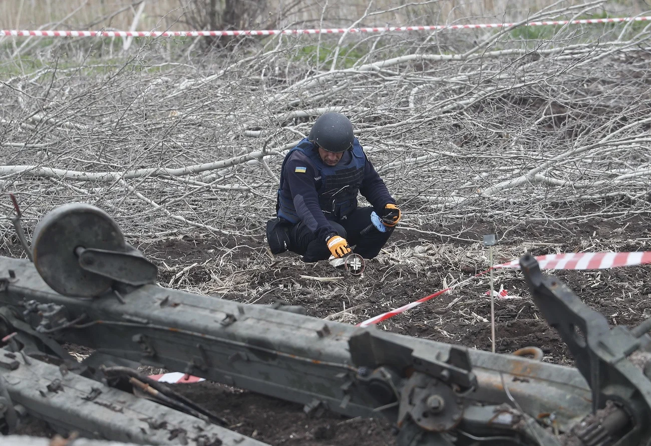 Entschärfung von Minen
