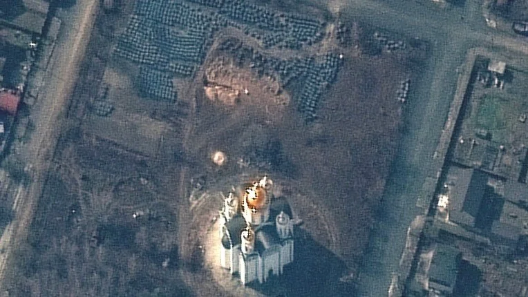 Bucha Satellitenbild