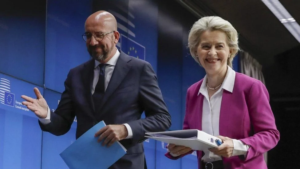 Charles Michel, Ursula von der Leyen