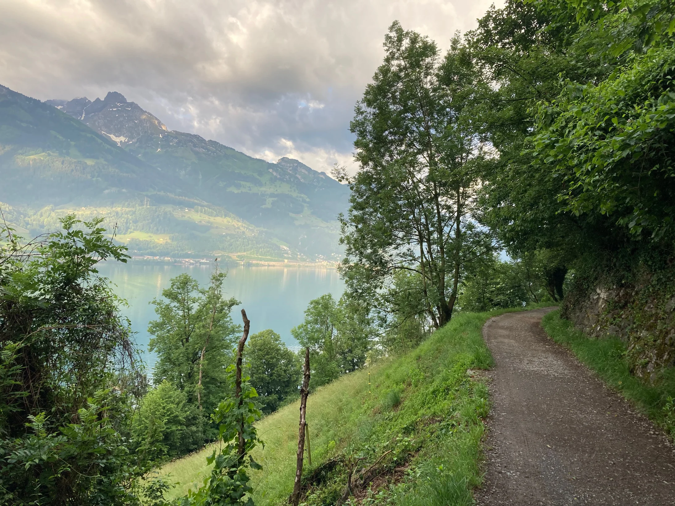 Auf dem Weg von Quinten Richtung Weesen