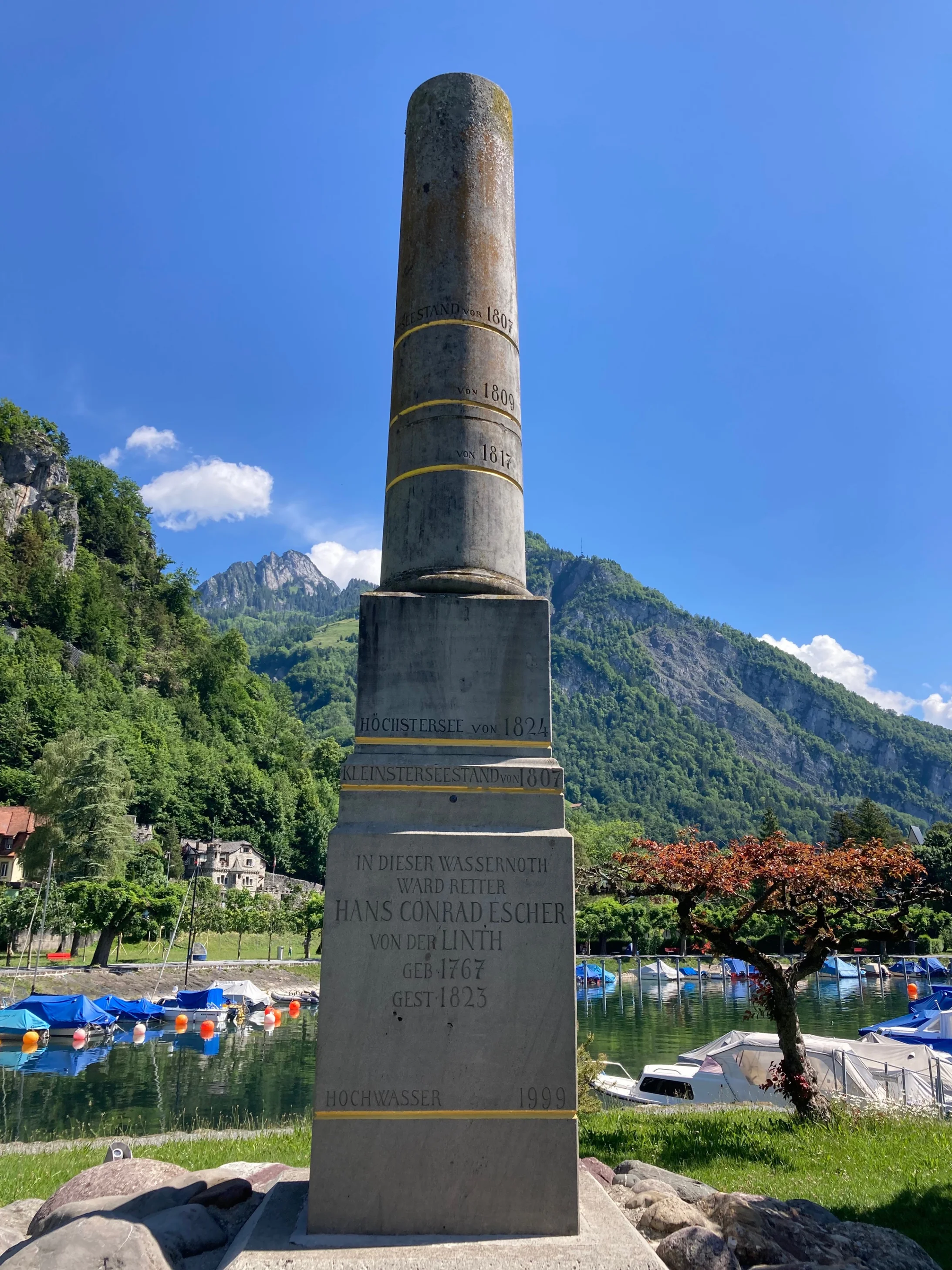 Denkmal für Hans Conrad Escher 