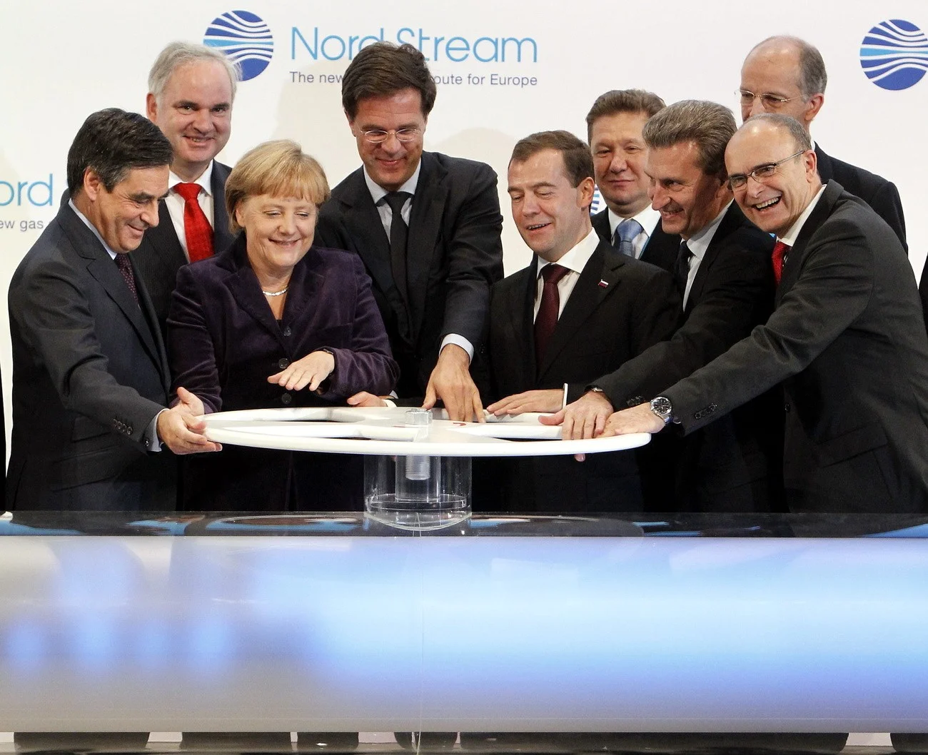 Eröffnung der Nordstream 1 Pipeline