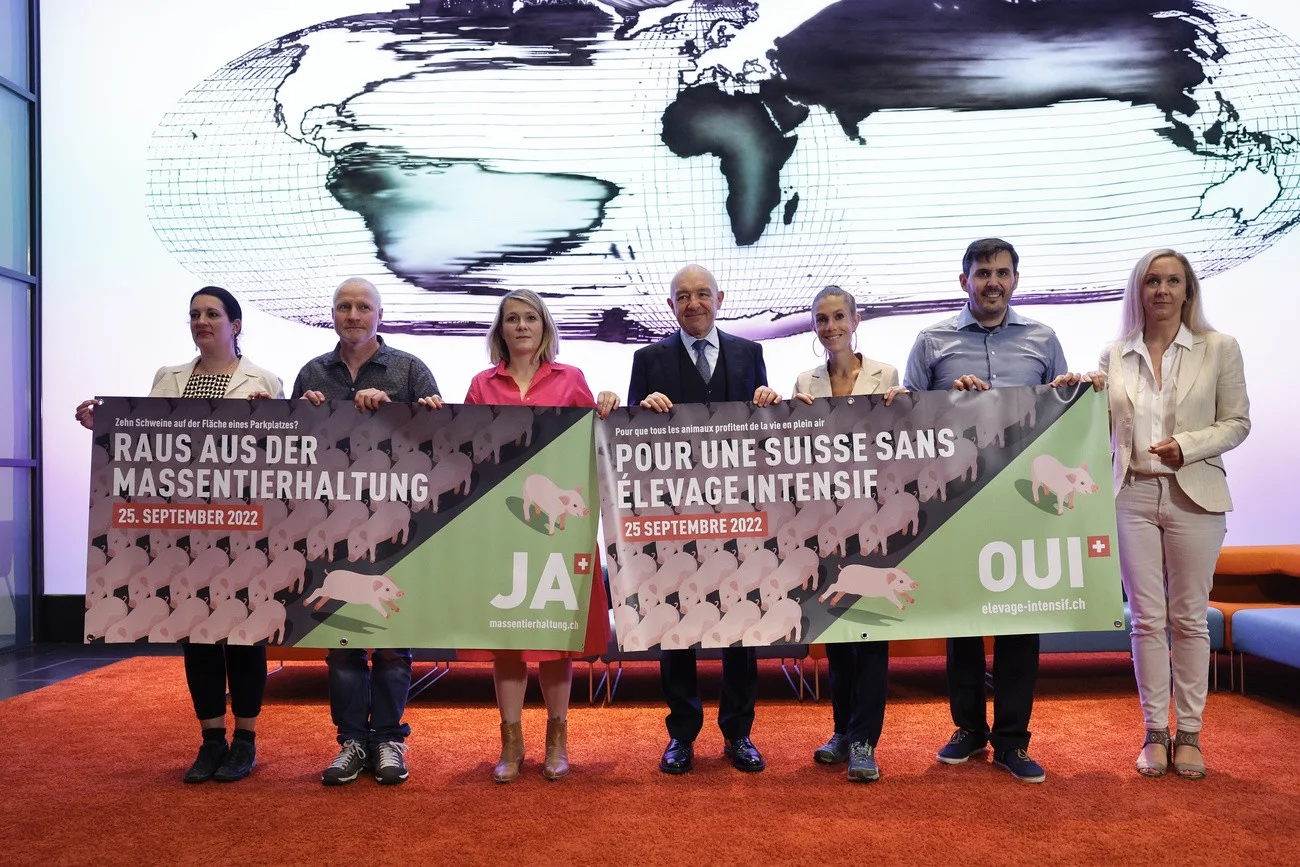 Gegen Massentierhaltung