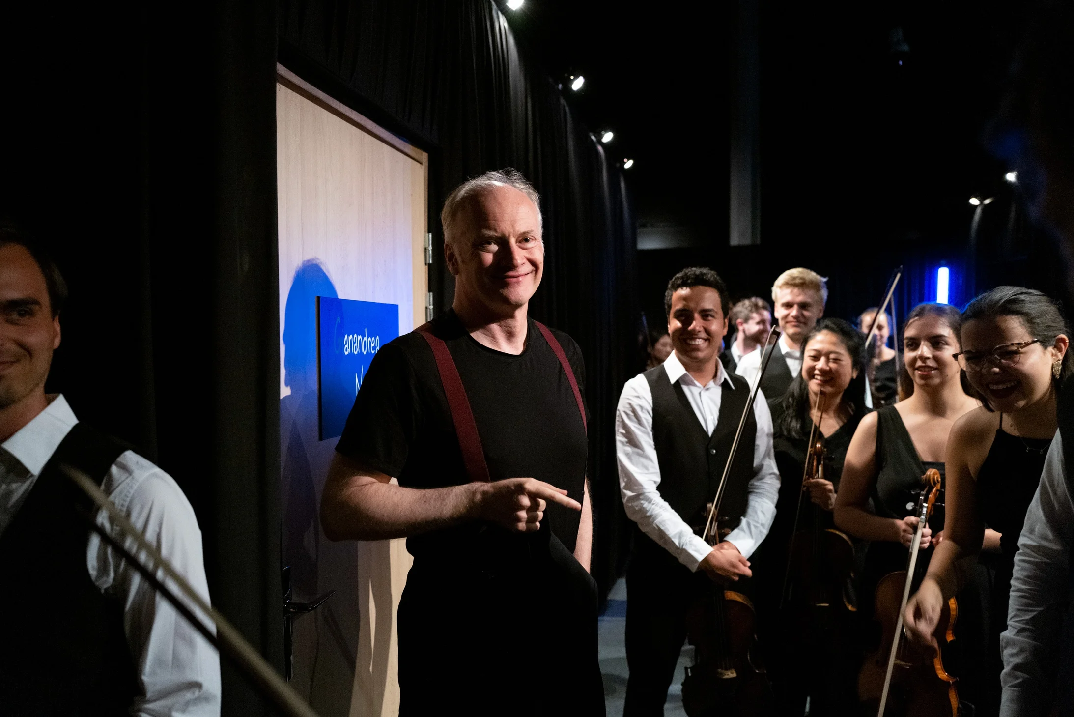 Martin Engström mit Musikern