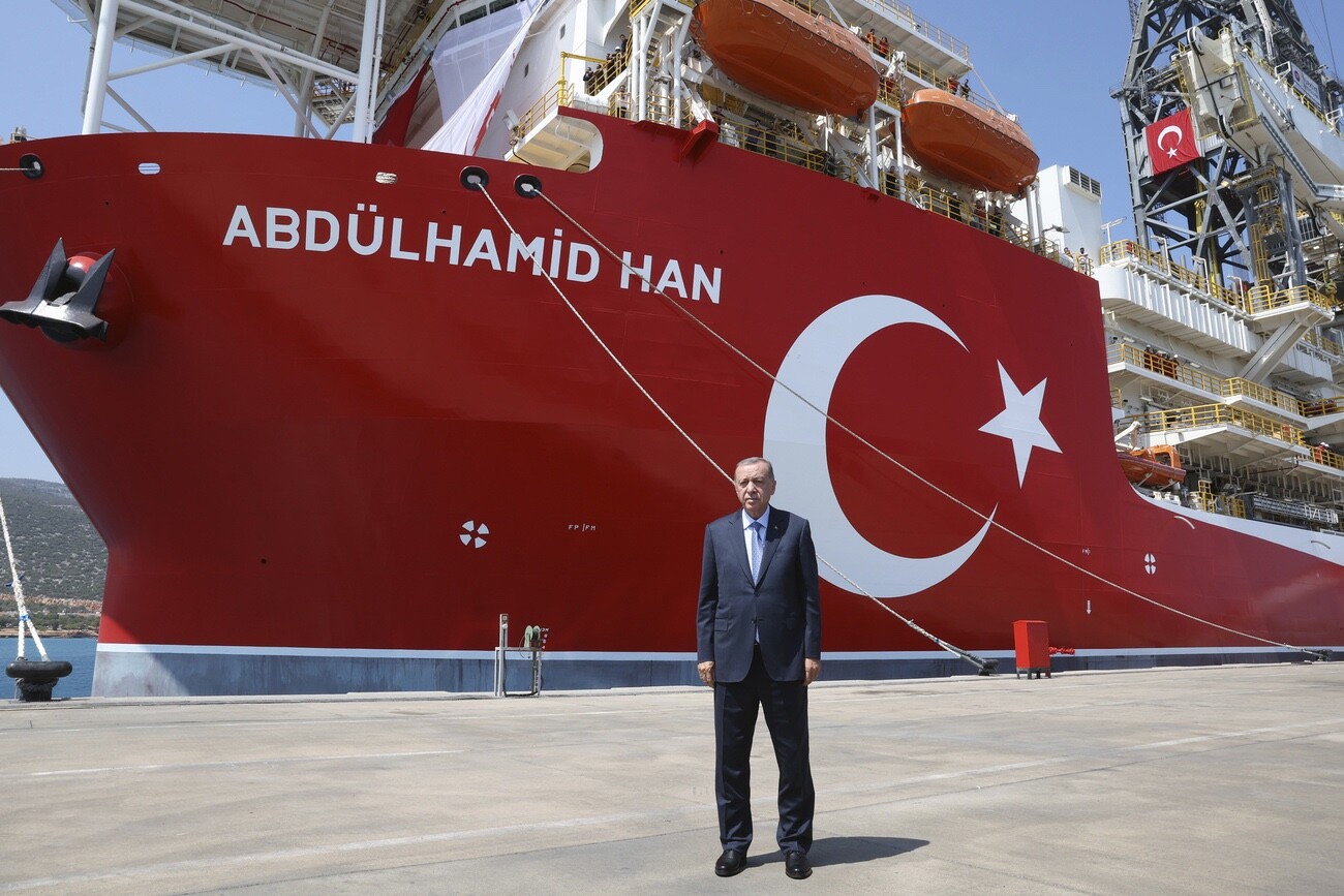 Erdogan vor Bohrschiff
