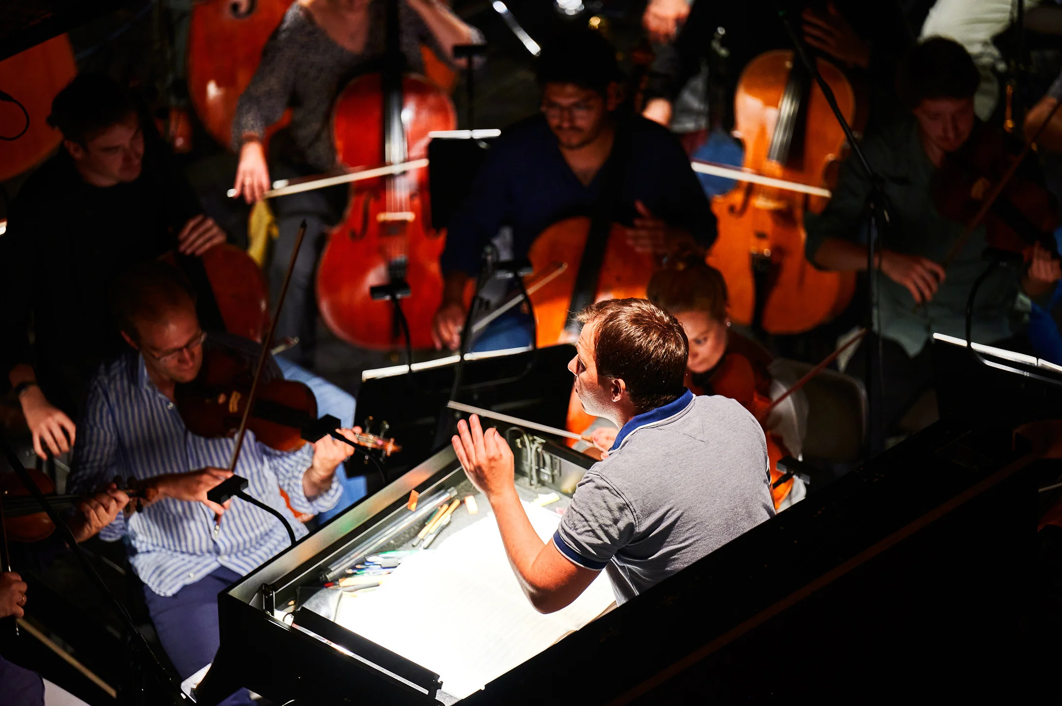 Probe mit Dominik Beykirch