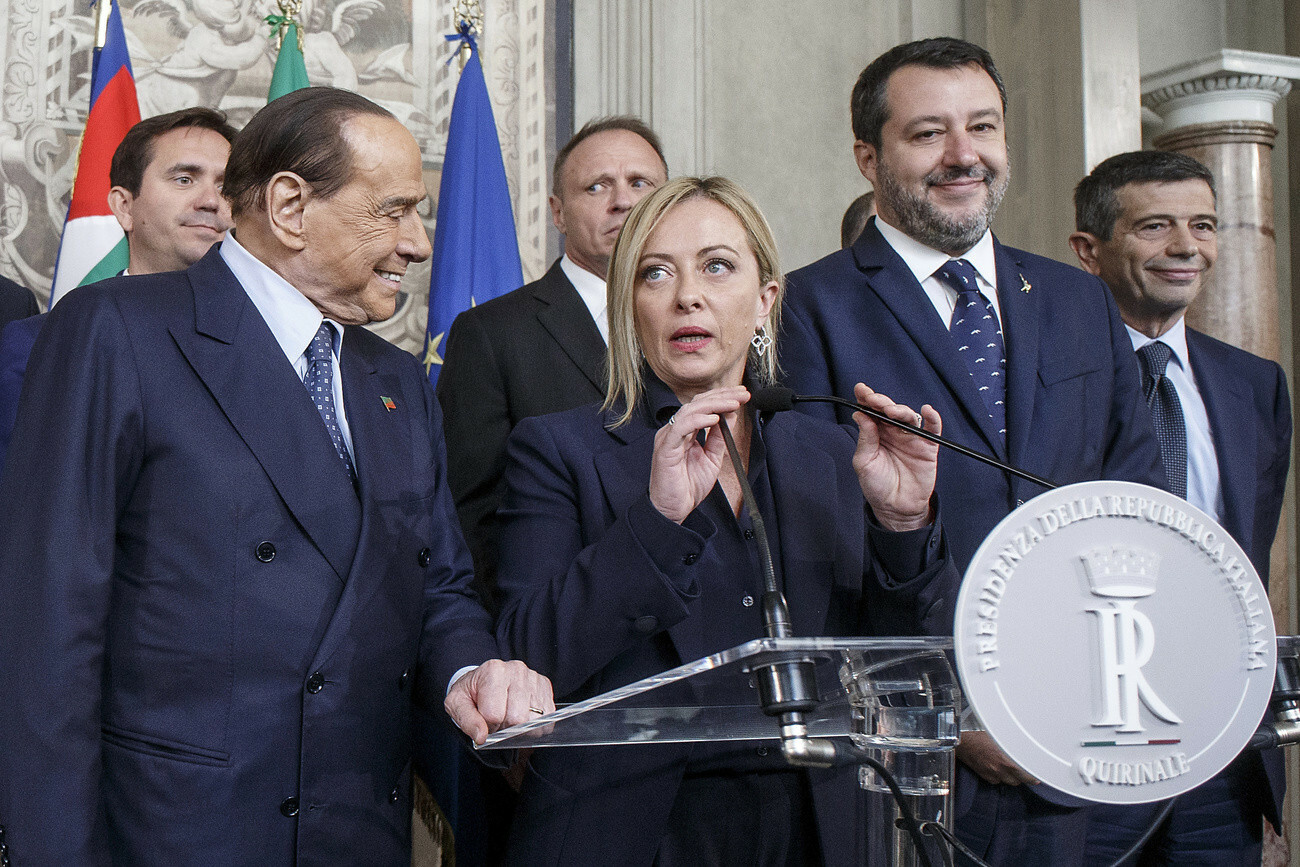 Berlusconi, Meloni, Salvini