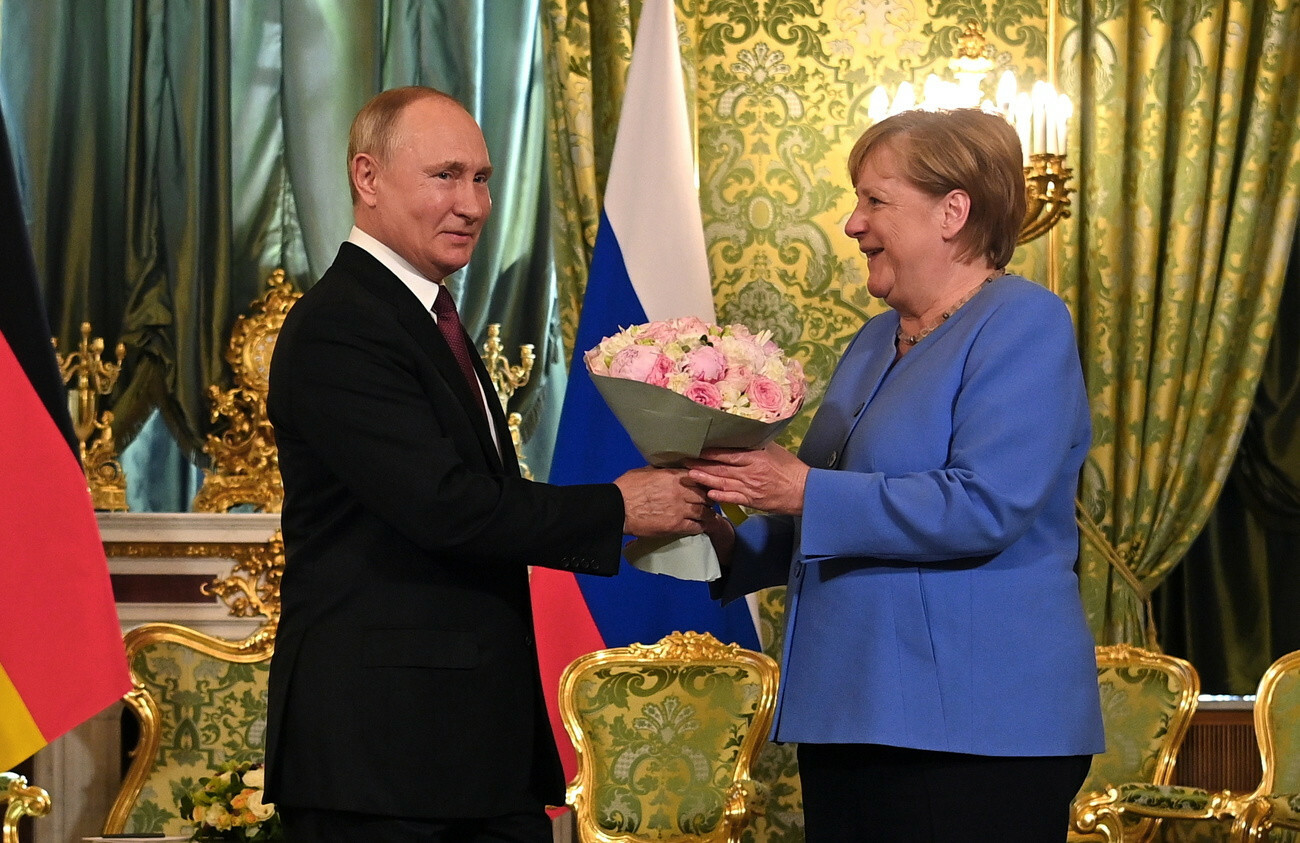 Putin, Merkel