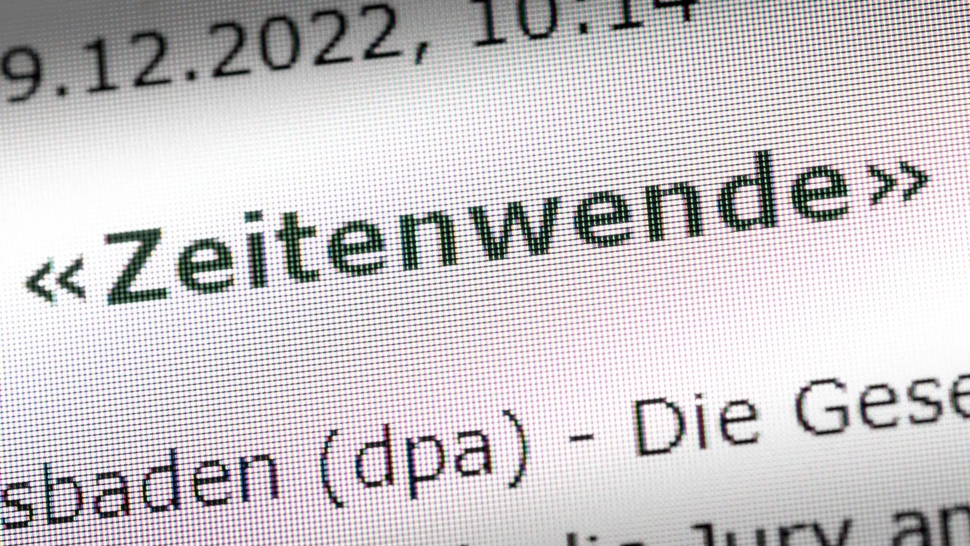 Zeitenwende