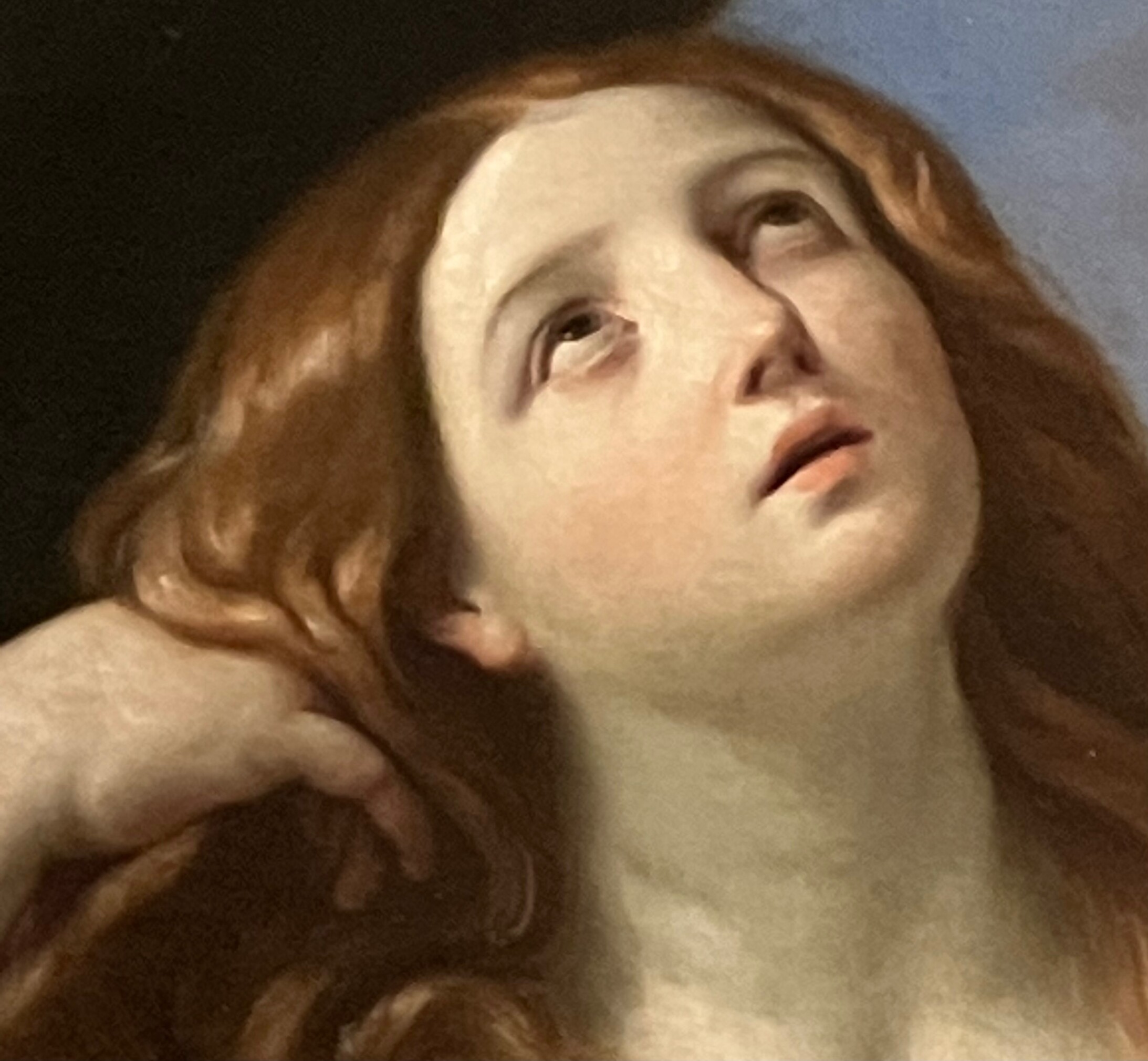 Guido Reni, Büssende Magdalena, Detail