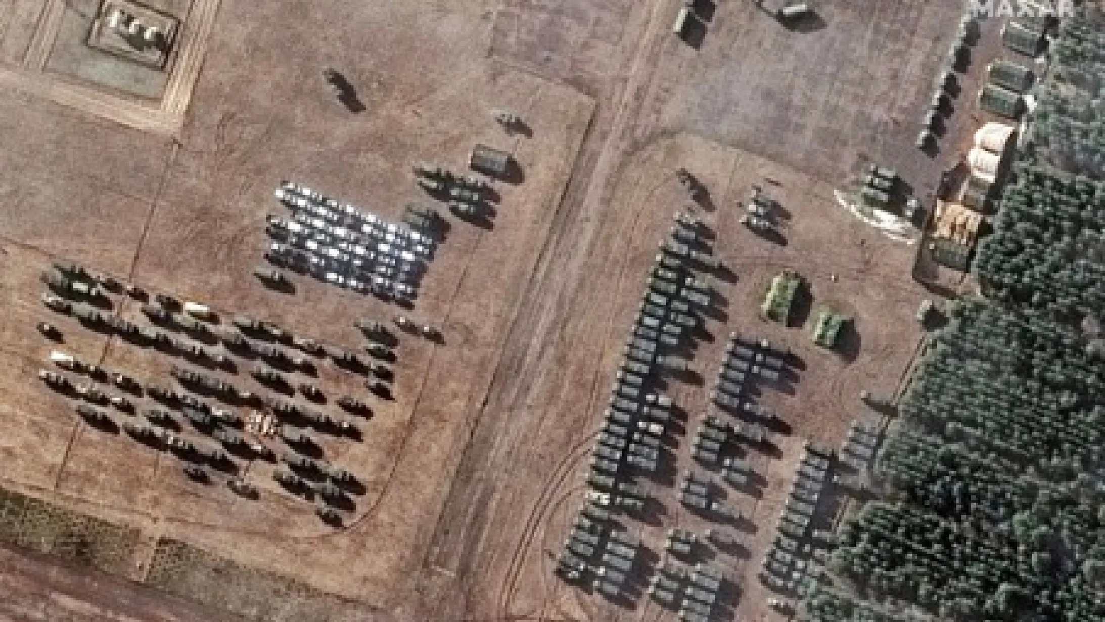 Russischer Truppen bei Mosyr, Belarus