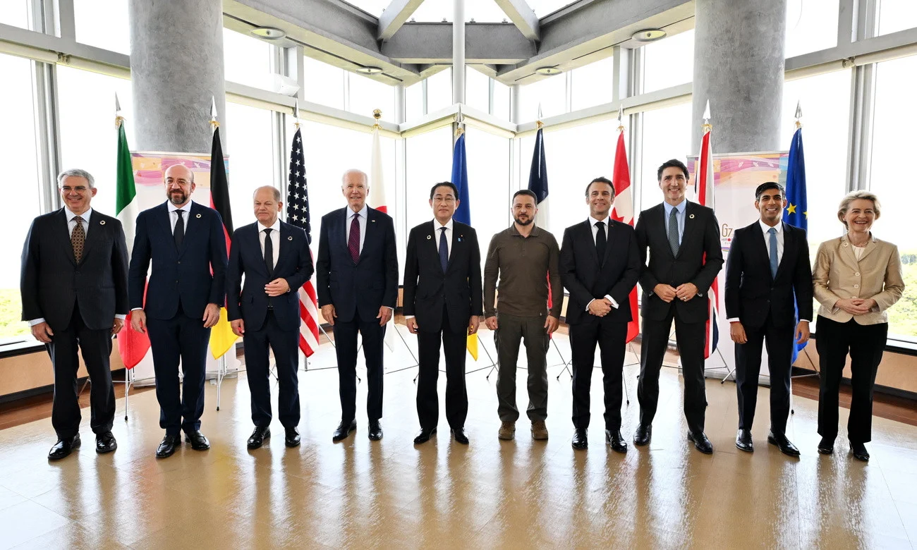 Gruppenbild mit Selenskyj