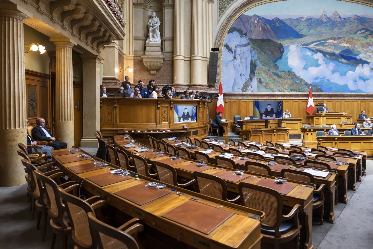 Selenskyj-Rede im CH-Parlament